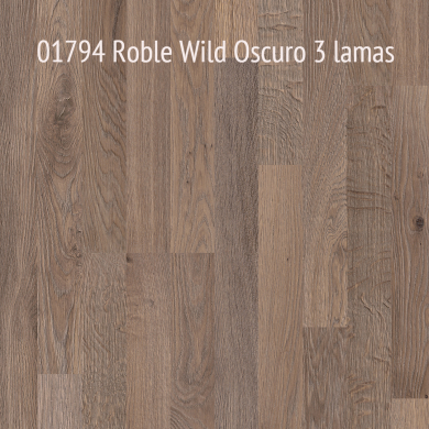 L0301-01794 Roble Wild Oscuro 3 lamas